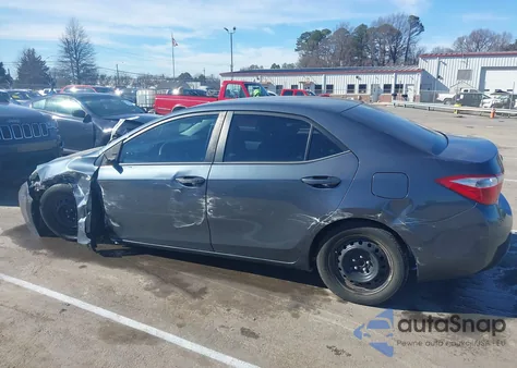 2015 Toyota Corolla Le from USA, damaged, VIN 2T1BURHE4FC451433